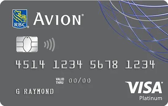 RBC Avion Visa Platinum credit card
