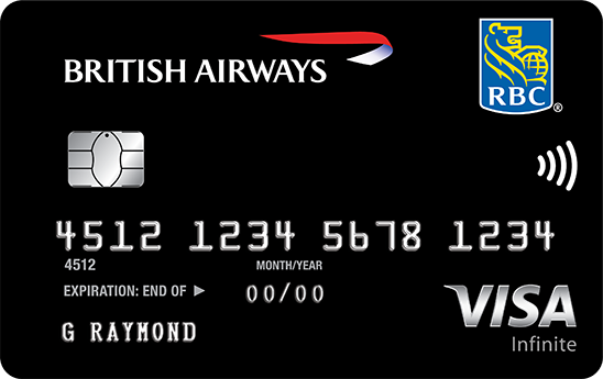 RBC British Airways Visa Infinite credit card
